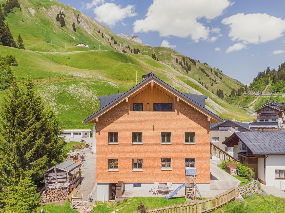 Haus Berghof Bed and Breakfast Schröcken Buitenkant foto